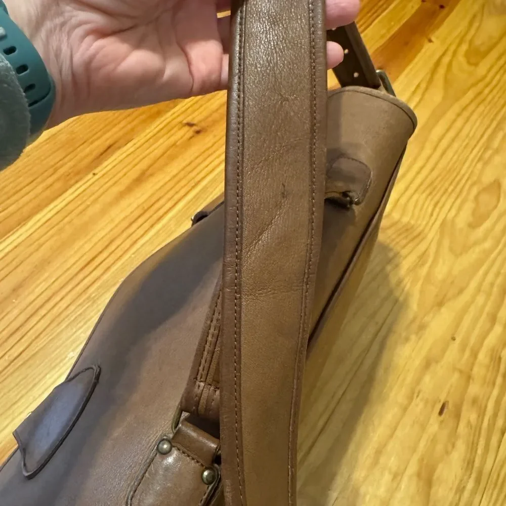 Vintage Coach Musette Leather Messenger Bag Briefcase Laptop Bag 238-5643